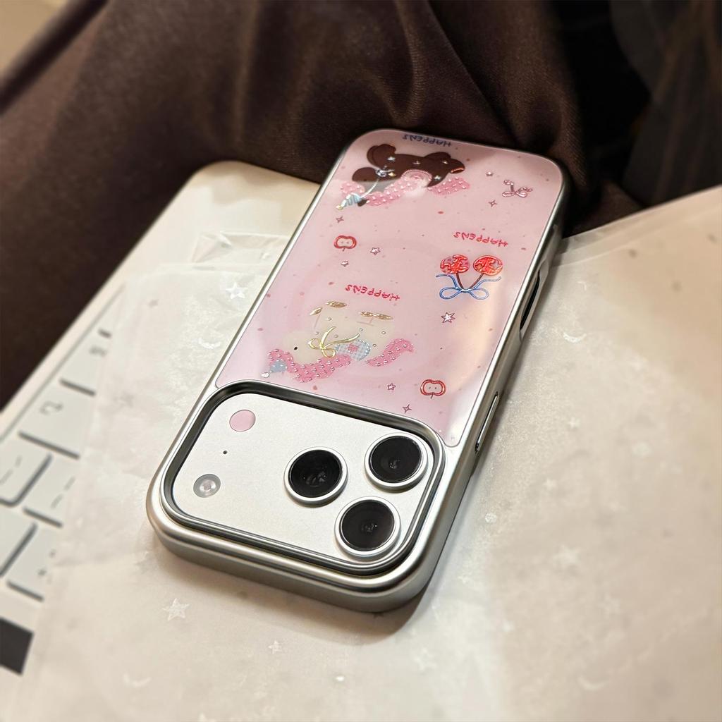 Художественный чехол для телефона с цветами и животными для iPhone 16, iPhone 17 и iPhone 17 Pro Max