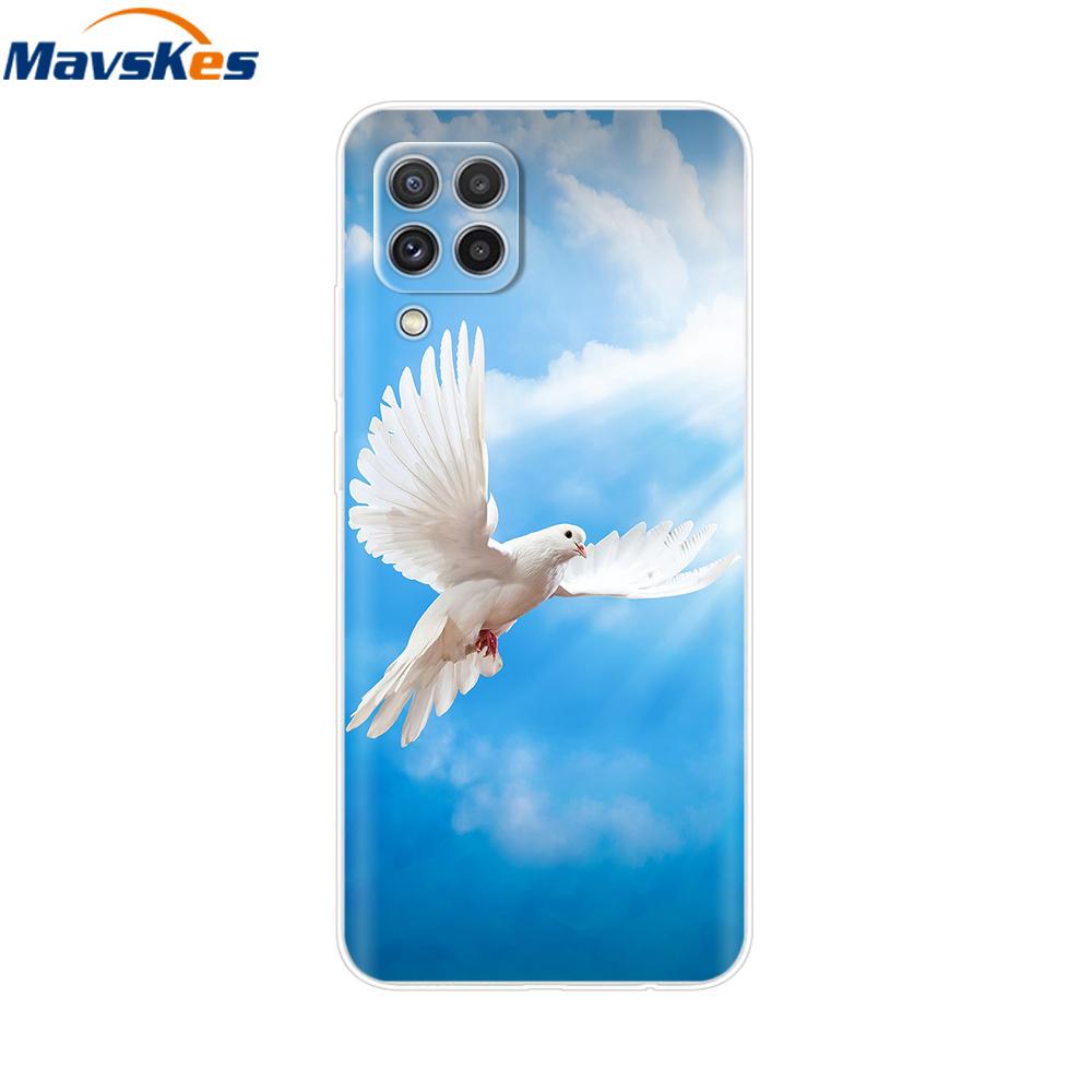 Чехол для Samsung Galaxy A12 Мягкий силиконовый чехол Модный расписной мягкий чехол для телефона Чехол для Samsung Galaxy A12 A 12 Чехол Бампер