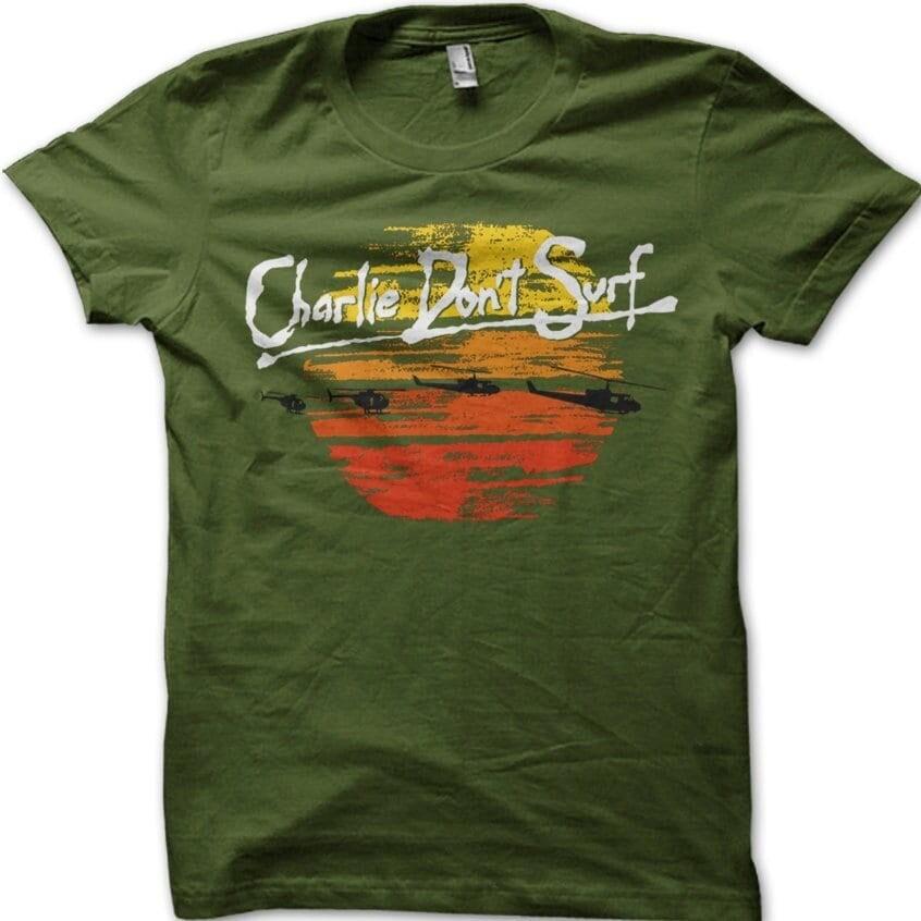 Хлопковая футболка Charlie Dont Surf Apocalypse Now Вьетнам