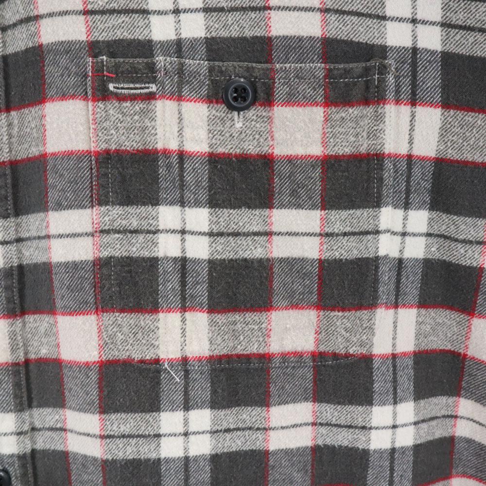 RRL 90-х годов, бирка с инициалами, красная, 3 звезды, старый клетчатый узор, фланелевая рубашка с длинным рукавом, мужская, б/у