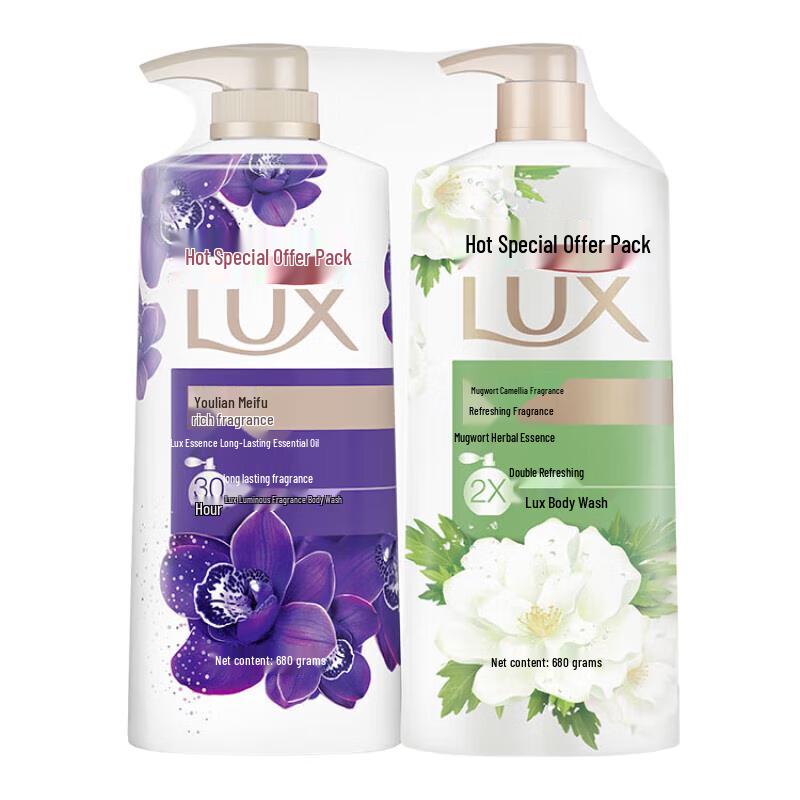 LUX Dual Scent Body Wash Twin Pack