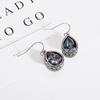 Серьги-подвески Huitan Waterdrop с разноцветным кубическим цирконием, винтажные аксессуары для женщин на вечеринку, уникальный подарок, элегантные женские украшения