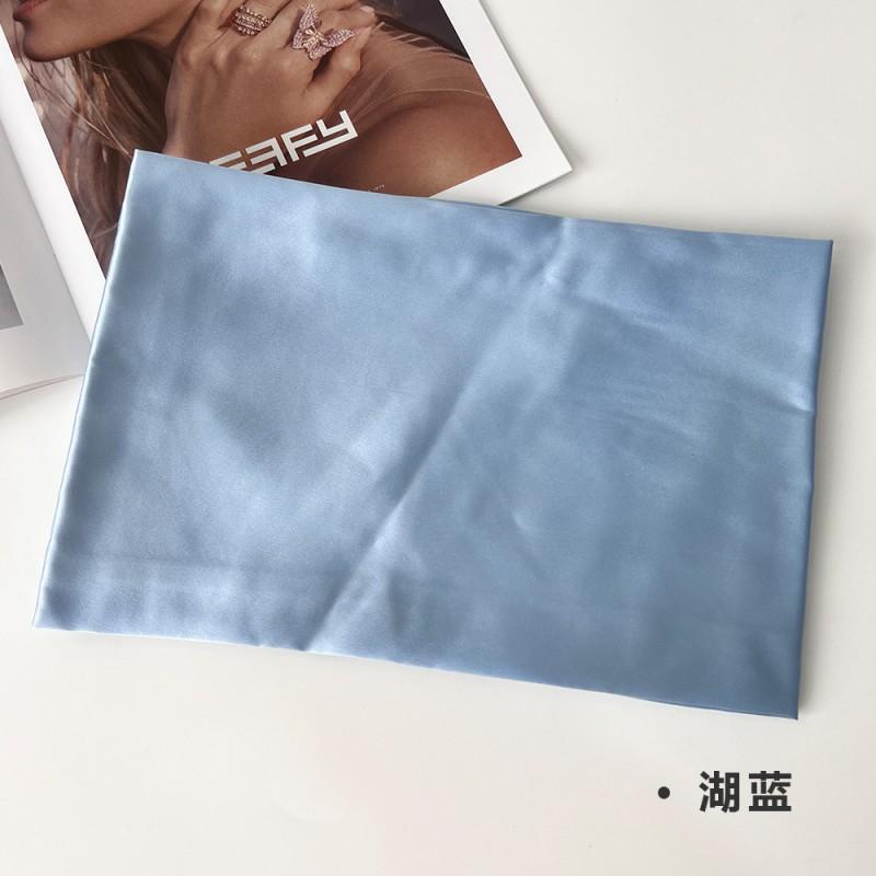 Luxury 19 Momme Heavyweight Silk Pillowcase With Tie Straps Travel Hotel Use - 60S Pure Mulberry