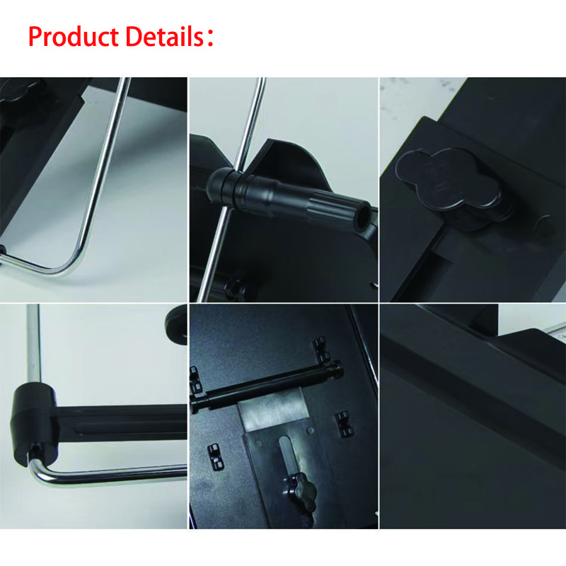 2 In 1 Foldable Car Computer Rack With Drawer Shelf Car Steering Wheel Seat Back Laptop Tray Food Drink Table Holder Stand