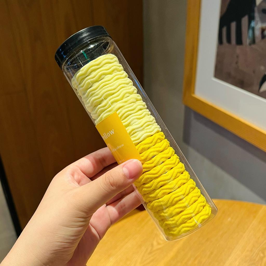 20Pcs High Elasticity Hair String able Sports Hair Loop All Season Hair String Packaging As Shown In The Picture