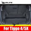 Кожаные коврики в багажник автомобиля, груз для Chery Tiggo 4 e 5x Pro DR 5.0 2023 2022, задний коврик-подкладка для багажника, аксессуары