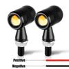 2pcs Universal Motorcycle Turn Signal Work Light Retro Mini Led Lamp Indicator Flashing Light