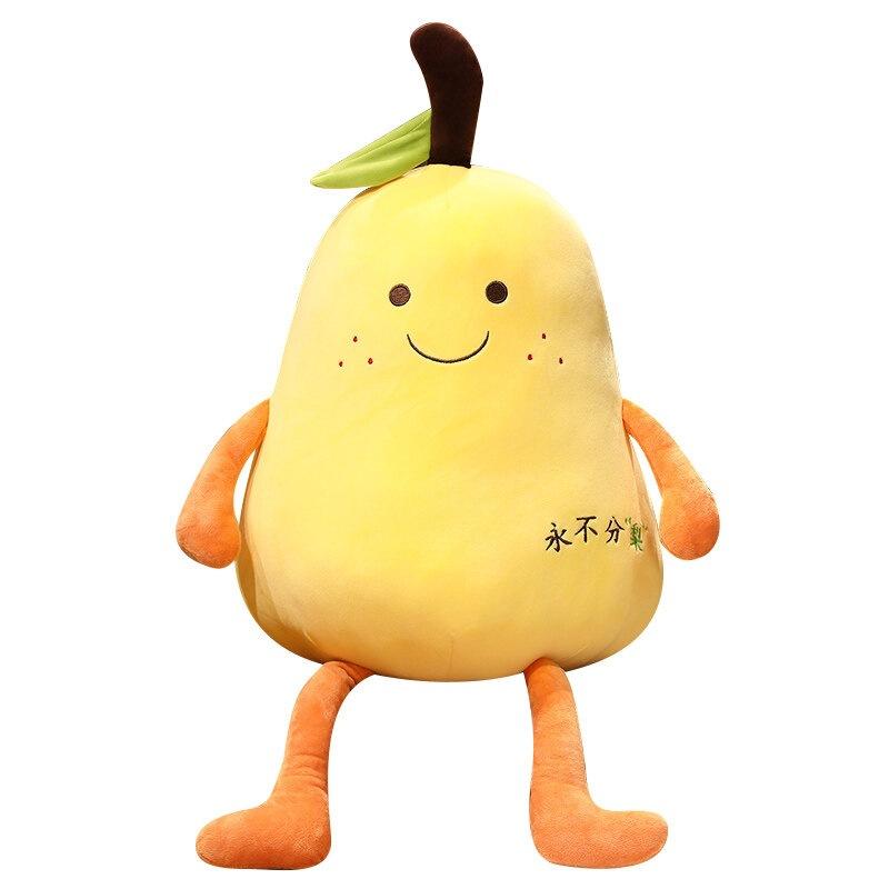 Forever Pear Plush Pillow Toy Stuffed Animal Doll Cute Pear Shaped Plushie Valentine's Day Birthday Gift for Boys Girls