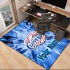 Custom NameLA Clippers Basketball Art Carpet, Indoor Rug, Chair Rug, Living Rooms, Doormat Made From Polyester Home Decor Birthday Christmas Gifts