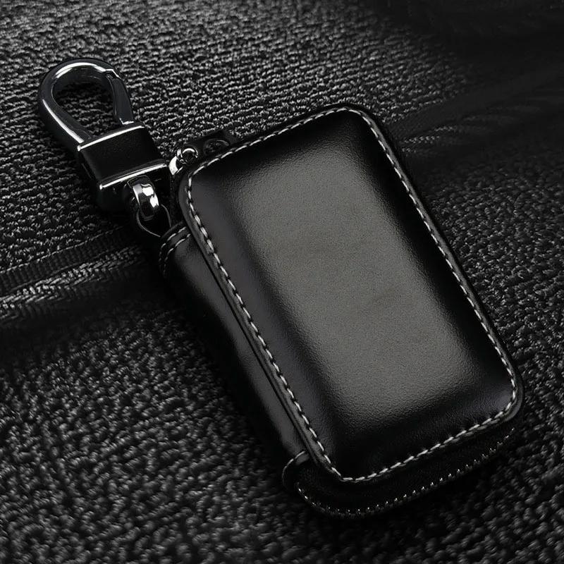 Leather Car Accessories Key Holder Keychain Zipper Key Holder Bag for Kia Sportage Ceed Picanto Rio ProCeed Niro 5 3 4 K7 K5 K8 wscap11