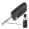 Jingyuqin 20ps Car Key Case Shell For Peugeot 307 407 308 607 For Citroen C2 C3 C4 C5 C6 C8 XSARA PICA CE523 HU83 CE536 VA2