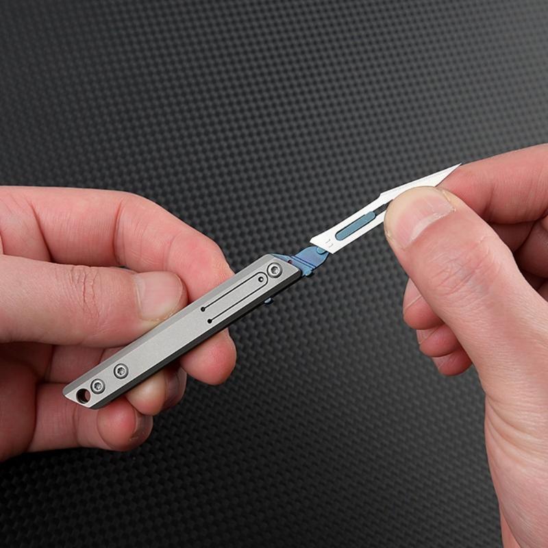 Миниатюрный ремесленный резак Многофункциональный съемный складной резак с 10 шт. сменных головок для рукодельных художественных проектов