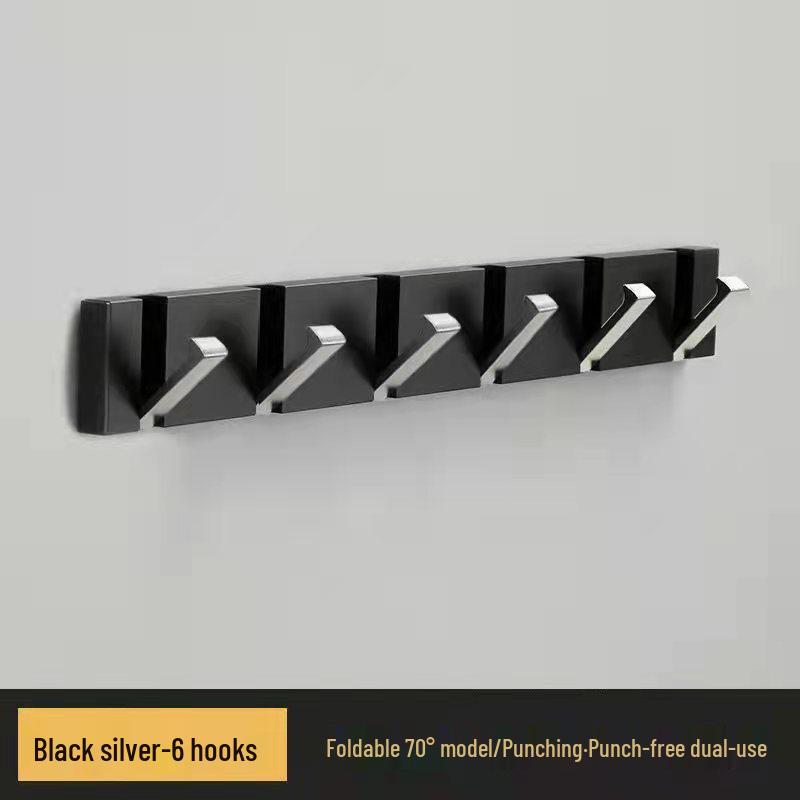Elegant No-Drill Foldable Hidden Coat and Hat Hook for Entryways