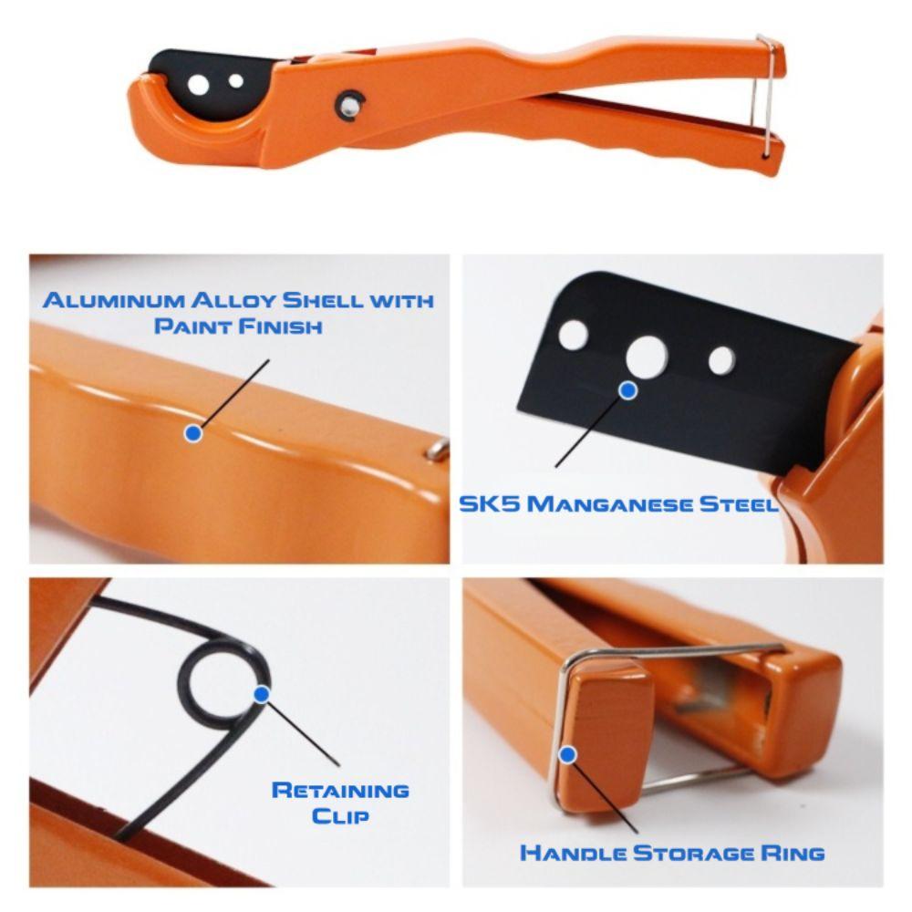 Maximum 32mm Opening Pipe Cutter Manual Tubing Cutting Tool for PEX PVC PPR Plastic Pipe
