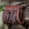 Vintage Leather Crossbody Bag, Leather Satchel, Leather Shoulder Bag, Leather Handbag, Saddle Bag, Leather Bag, Birthday Gift Idea for Her