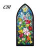 Rose Design Bookmark Stained Glass Flower Bookmark, Floral Acrylic Suncatcher Lightweight Plant Book Page Marker, Gifts for Bookish, Women Retro Style