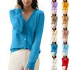 Women's Casual Fashion Comfortable Long-sleeved V-neck Short Cape Cardigan Jacket