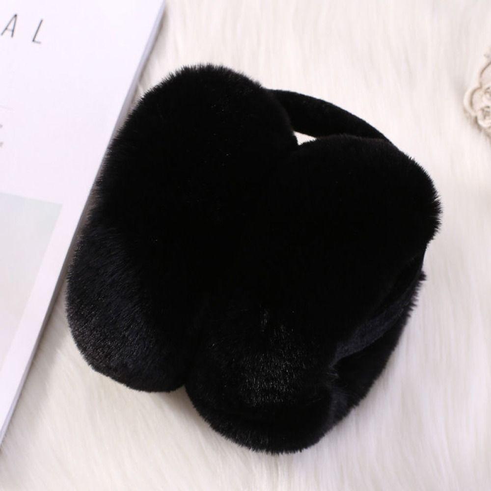 Soft Fashion Windproof Plush Cold-proof Winter Earmuffs Student Earmuffs Ear Cover Girl Earmuffs