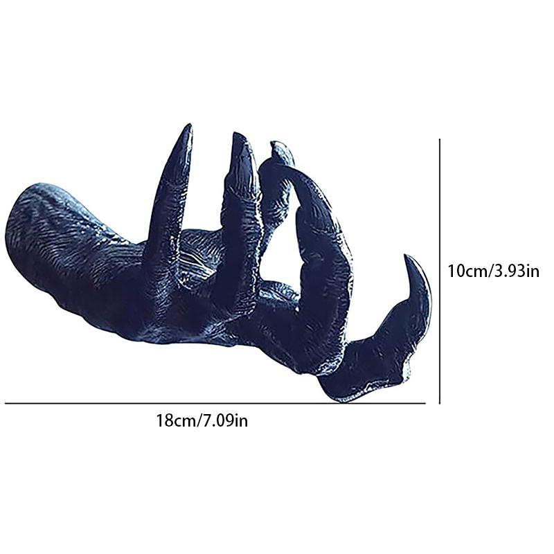 Настенная подвесная статуя руки ведьмы, имитация рук, 3D декоративная скульптура из смолы, скульптура с открытой рукой, домашний декор