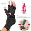 Puntos 1 пара унисекс компрессионных перчаток для облегчения боли при артрите и восстановлении на половину пальцев