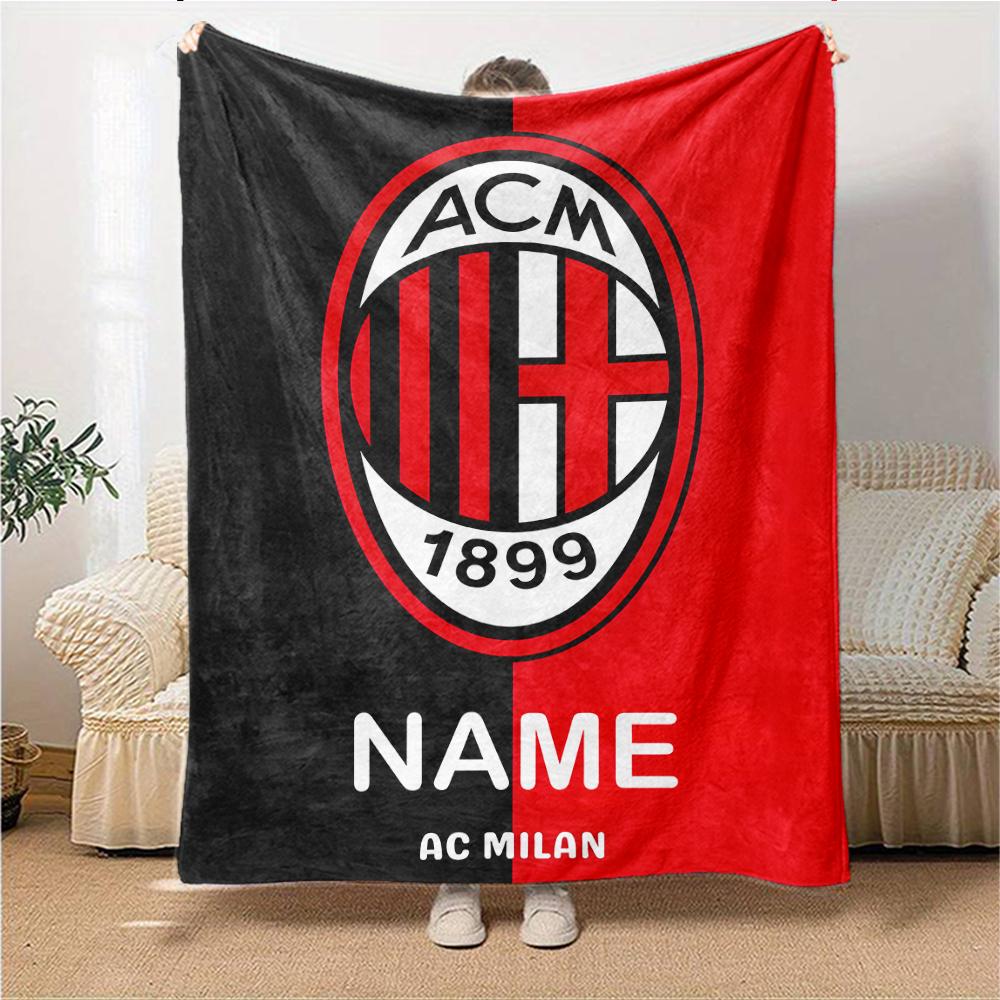 Custom Name Bantams Football Club Crest blanket for Couch & Bed, Plush Cozy Fuzzy Blanket Super Soft & Warm Blankets for Fall and Winter. 0908248