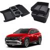 Двухъярусный органайзер в центральную консоль ECOZEN для Hyundai Tucson 2025-2026(Ограниченное)/2025-2026 Tucson Hybrid/Tucson Plug-In Hybrid Органайзер в подлокотник -