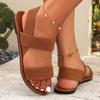 Женские роскошные сандалии 2024 Новые летние мягкие шлепанцы Дизайнерские сандалии Обувь для женщин Сандалии Женские Уличная Повседневная Пляжная обувь