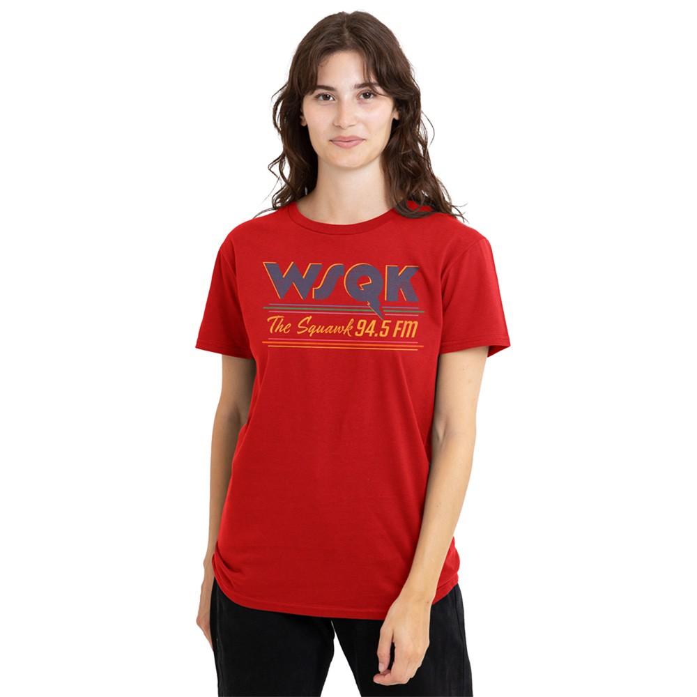 Stranger Things Wsqk The Squawk Womens T-Shirt S-2XL Red