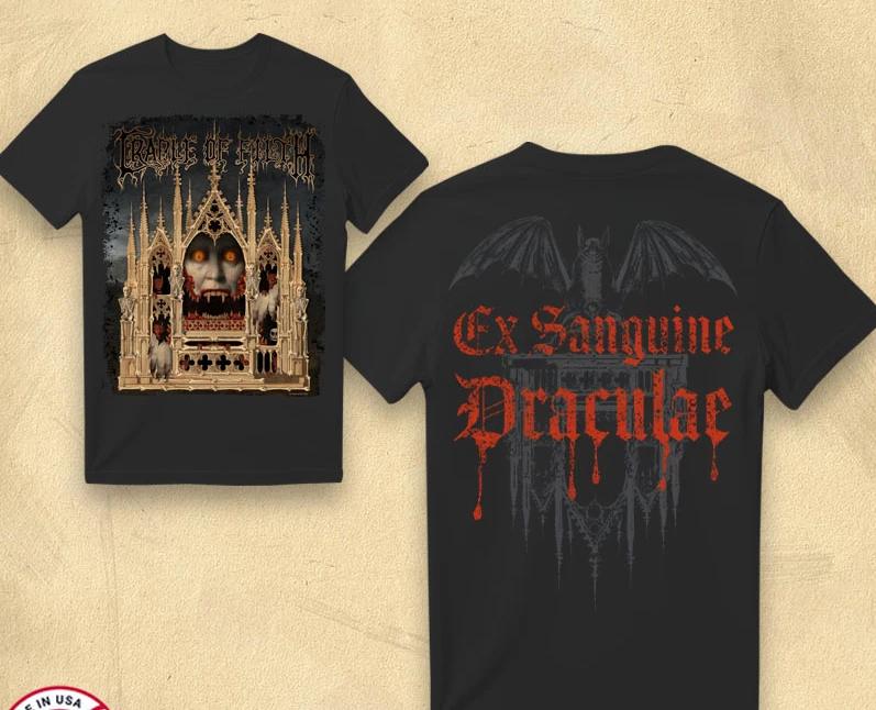 Мерч Cradle Of Filth Ex Sanguine Draculae 2025 Футболка T