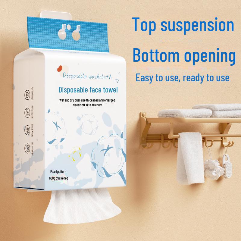 Одноразовые полотенца для лица из плотного хлопка, большая упаковка