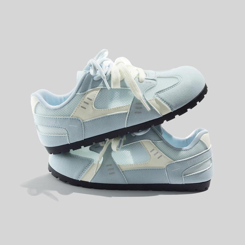 Summer mesh breathable casual shoes new ins lightweight student soft-soled sports training shoes