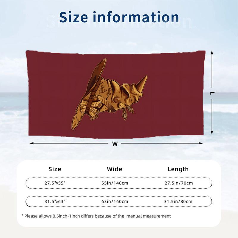 Harry Potter Beach towels also serve as bath towels summer essential a musthave for the outdoors the beach and the pool