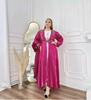 Dubai Moroccan Hand Work Gown Stylish Farasha Long Islamic Dress Kaftan Abaya