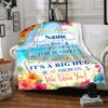 Big Hug From Aunt Personalized Name Flannel Blankets Are Versatile Serving As Bed Blankets Office Shawls And For Home And Outdoor Camping Their