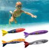 4 шт. Игрушки для ныряния в бассейне, подводные игрушки для плавания, бросания, скольжения, имитация акулы, игрушки для обучения плаванию