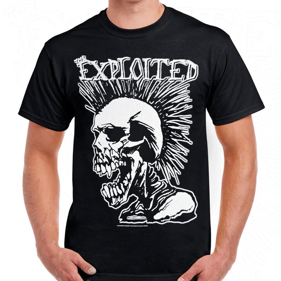 НОВИНКА Футболка The Exploited Для Фанатов Черная Все Размеры YA86 Унисекс