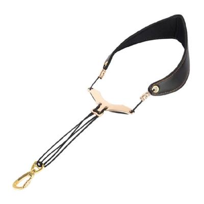 Кожаный ремень для саксофона Мягкая кожаная padded harness для шеи саксофона