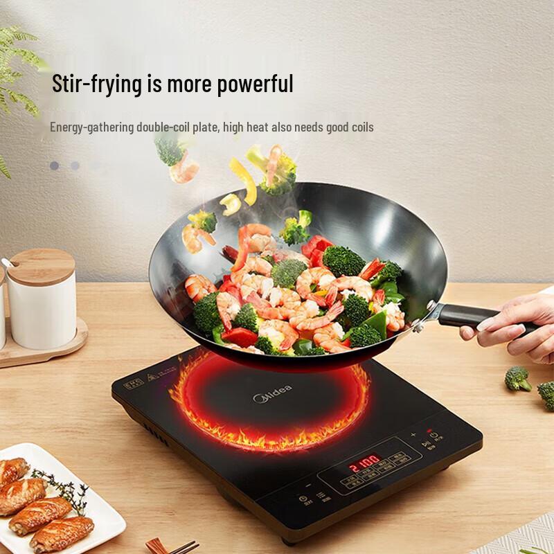 Midea 2100W Smart Touch Induction Cooker CN plug (adapter included)