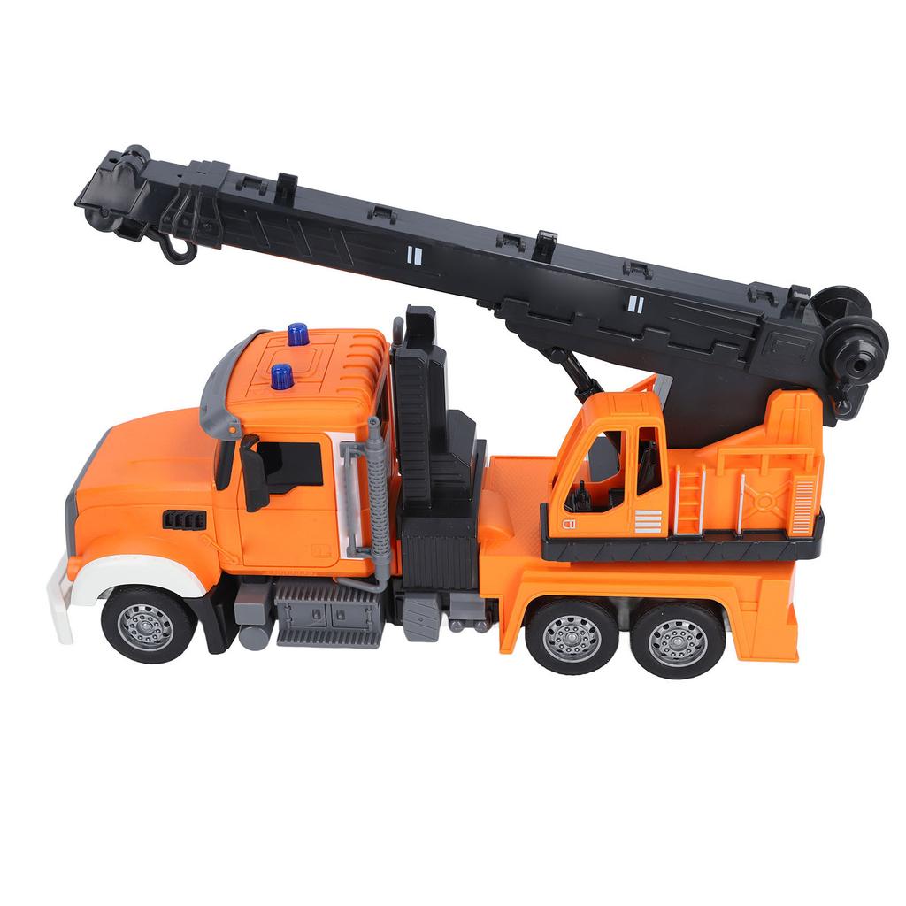 Игрушка-кран на радиоуправлении 11 каналов, светомузыка, питание от батареек, реалистичное дистанционное управление