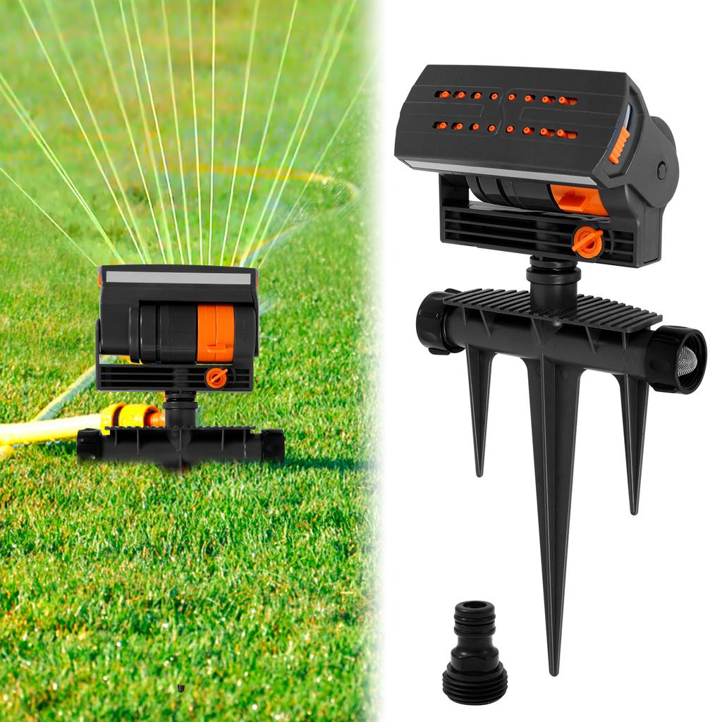 Газонный дождеватель 16 отверстий автоматический осциллирующий дождеватель для травы с фильтром 4 режима регулируемый радиус полива для овощей