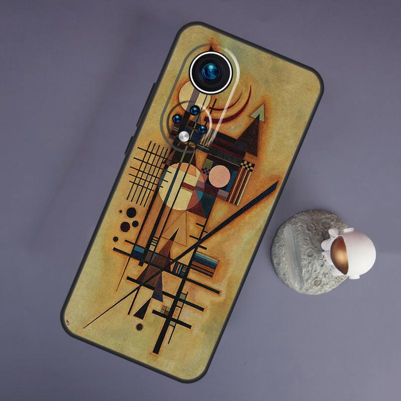 Чехол с изображением Василия Кандинского для Huawei Honor Magic 5 Lite 70 50 X8 X9 a P20 P30 P40 P50 P60 Pro P Smart Nova 9 5T