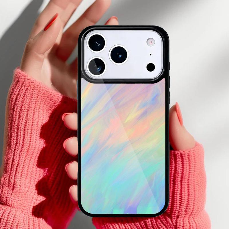 Opal Agate Marble Stone skin Phone Case for iPhone 17 Air 16e 15 14 13 Pro Max Back Cover for 12 11 Pro Coque