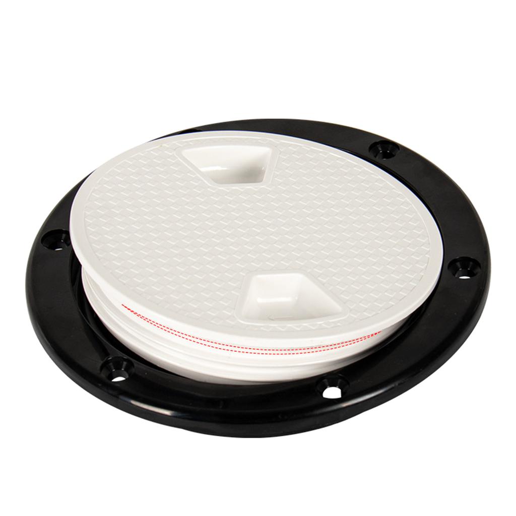 Аксессуары для лодок 4 дюйма 6 дюймов ABS Круглый скользящий инспекционный с отсоединяемым чехлом для морских судов яхт