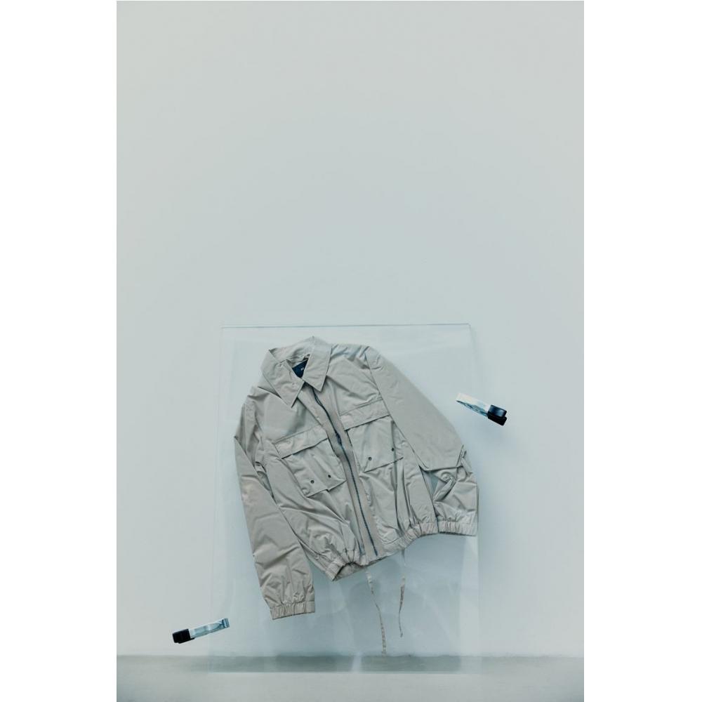 Куртка HM Utility свободного кроя бежевого цвета