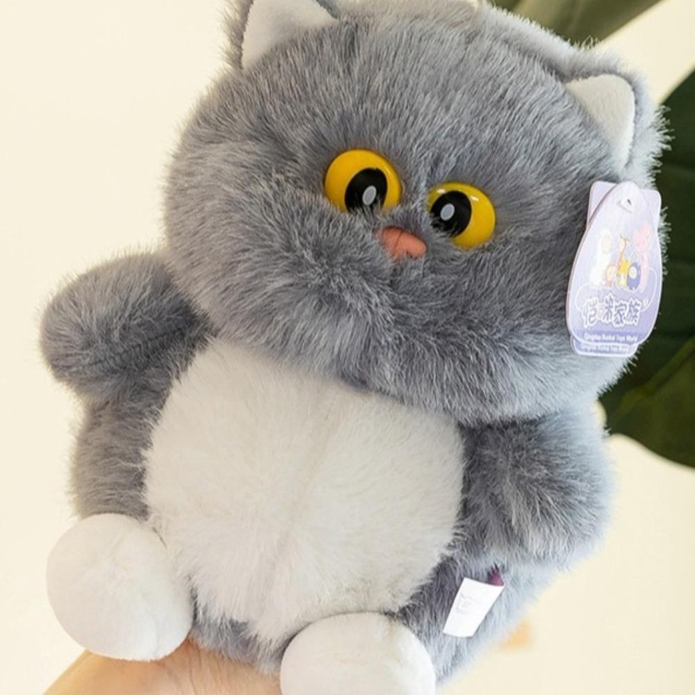 Soft Big Eyes Cat Plush Doll Fluffy Cat Stuff Doll Plush Pillow Cat Plush Toy Children's Toys