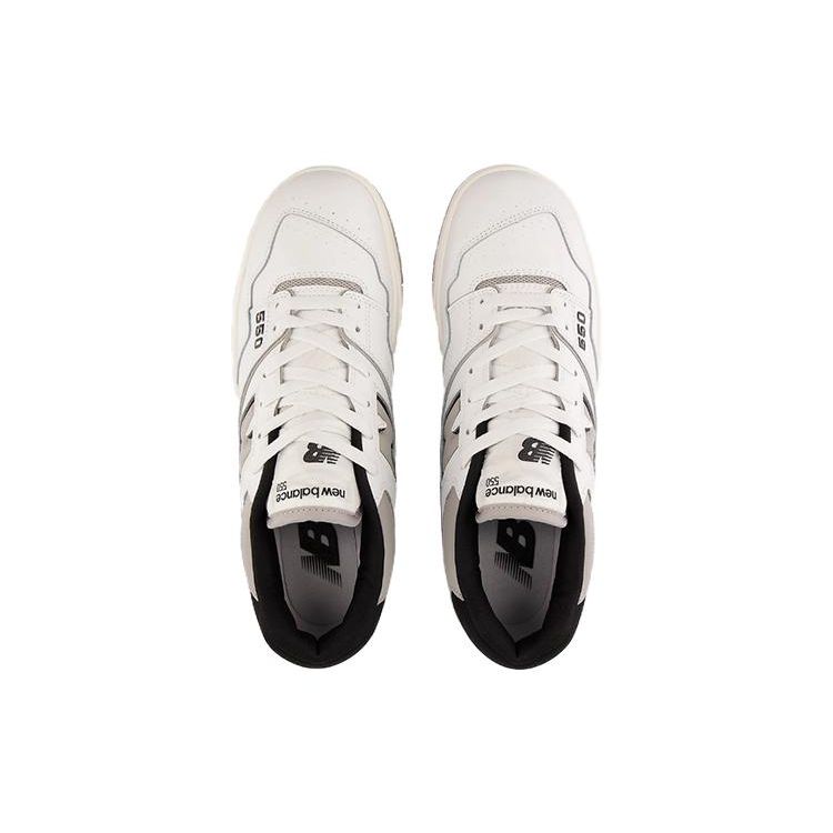 New Balance Кроссовки унисекс 550 Concrete Black Белые BB550NCL