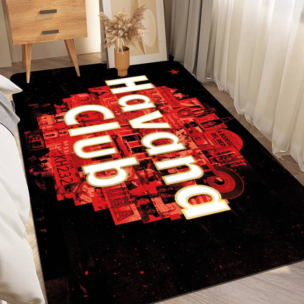 H-Havana C-Club Floor Mat Non-Slip Laundry Room Mat Laundry Decor Balcony Child Living Room Bedside Mats