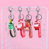Keyring Women Ornament Kids Gift Doll Pendant Car Key Ring Bag Charm Key Chain Christmas Keychain