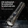 XHP50 LED Ultra Bright Flashlight Tactical Zoom Torch Light Built-in 2000MaH  USB Rechargeable Waterproof Lamp Portable Lantern