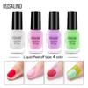 ROSALIND Peel Off Tape 6ml 4 Colors Nail Gel Polish Primer For Manicure Nails Peel Off Base Coat Gel Paint For Nails